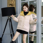 Short Down Coat Loose Korean Style - Meesal
