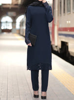 Muslim women's suit abaya two-piece suit - Meesal