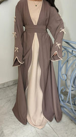 Middle East Dubai Pure Beauty Bow Robe Dress - Meesal