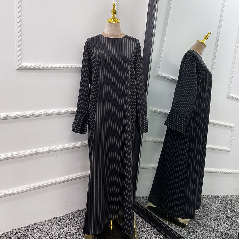 Middle East Stripe Tunneled Dress Women - Meesal