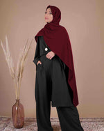 Turkish fashion solid color three-piece suit - Meesal