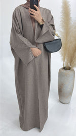 Dubai Middle East Turkey Loose Plus Size Elegant Cardigan Robe - Meesal