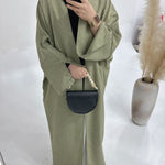 Dubai Middle East Turkey Loose Plus Size Elegant Cardigan Robe - Meesal