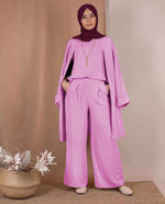 Turkish fashion solid color three-piece suit - Meesal