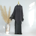 Middle East Dubai Turkey Solid Color Dress Leisure - Meesal