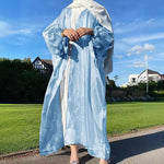 Puff Sleeve Cardigan Summer European And American Dubai Elegant Coat - Meesal