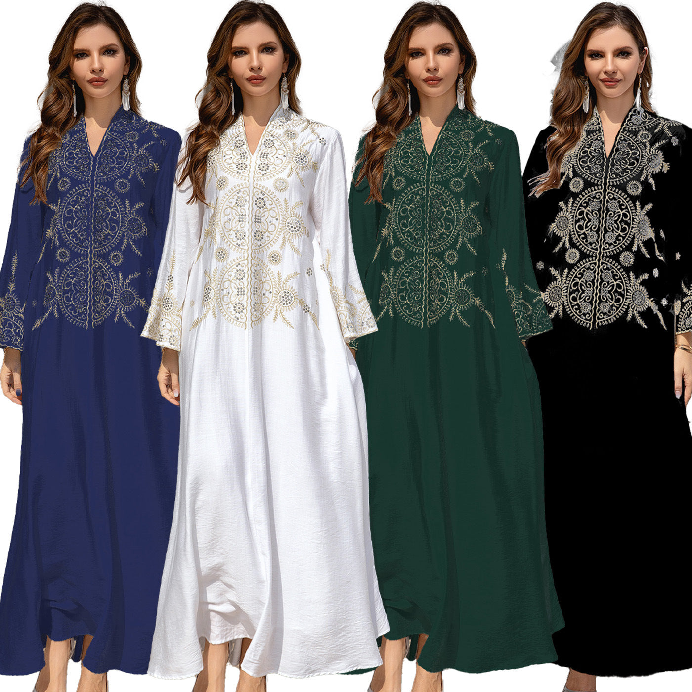 Muslim Women's Wear Robe Middle East Dubai Dress - Meesal