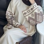 Fashion Embroidered DUBAI Turkish Party Robe - Meesal