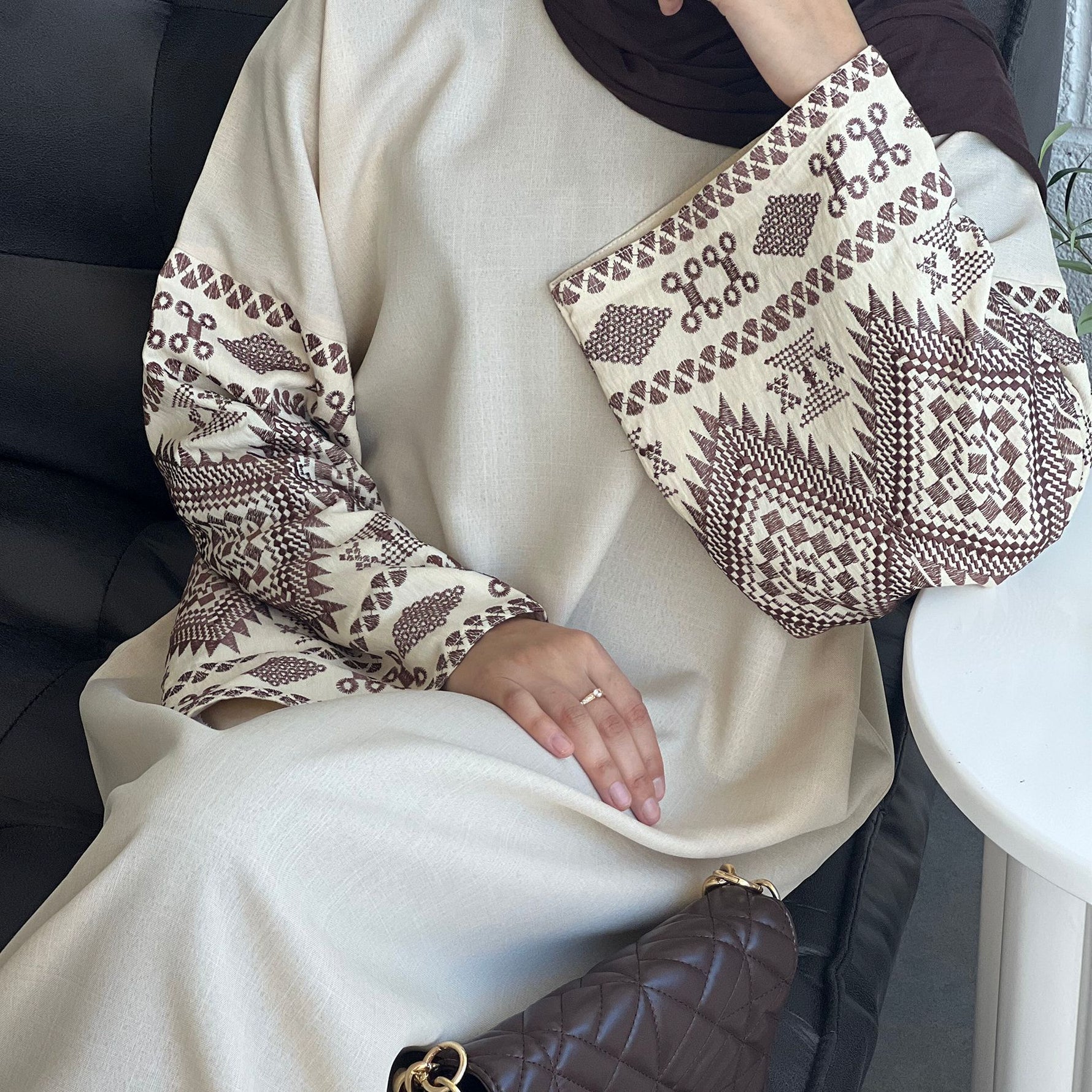Fashion Embroidered DUBAI Turkish Party Robe - Meesal