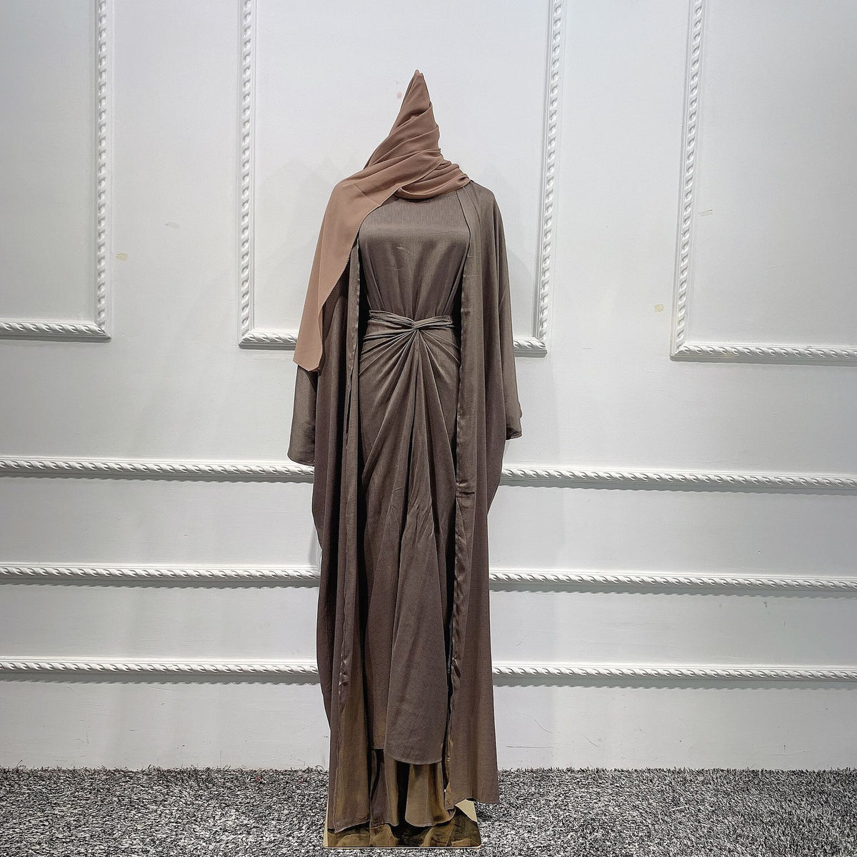 Ensemble Femme Musulmane Kaftan Abaya Dubai Turkey Islam - Meesal