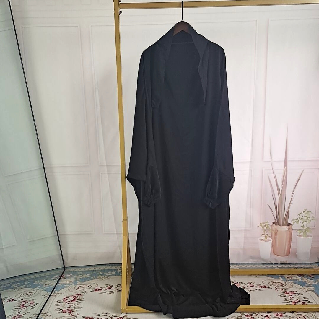 Amazon Abaya Dubai Turkey One-piece Prayer Dress - Meesal
