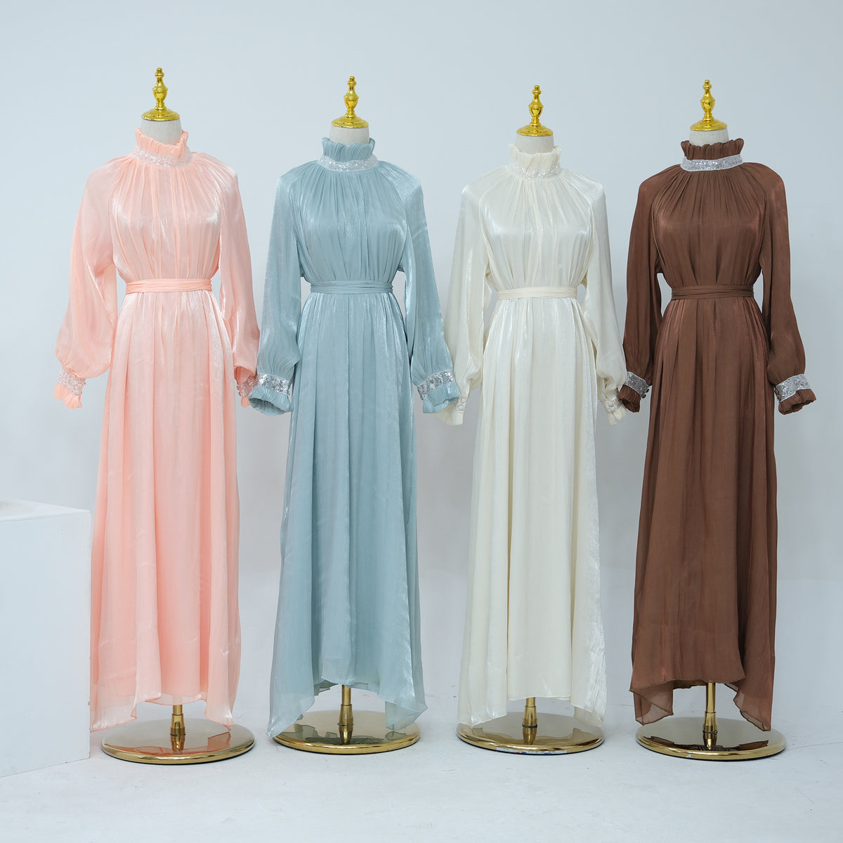Turkey Dubai Exquisite Tied Dress - Meesal