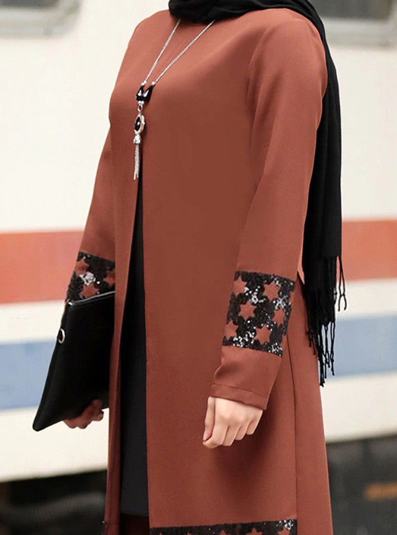Muslim Women's Middle Eastern New Suit Dubai Abaya - Meesal
