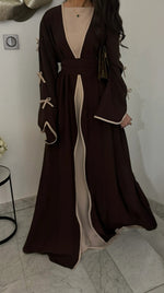 Middle East Dubai Pure Beauty Bow Robe Dress - Meesal