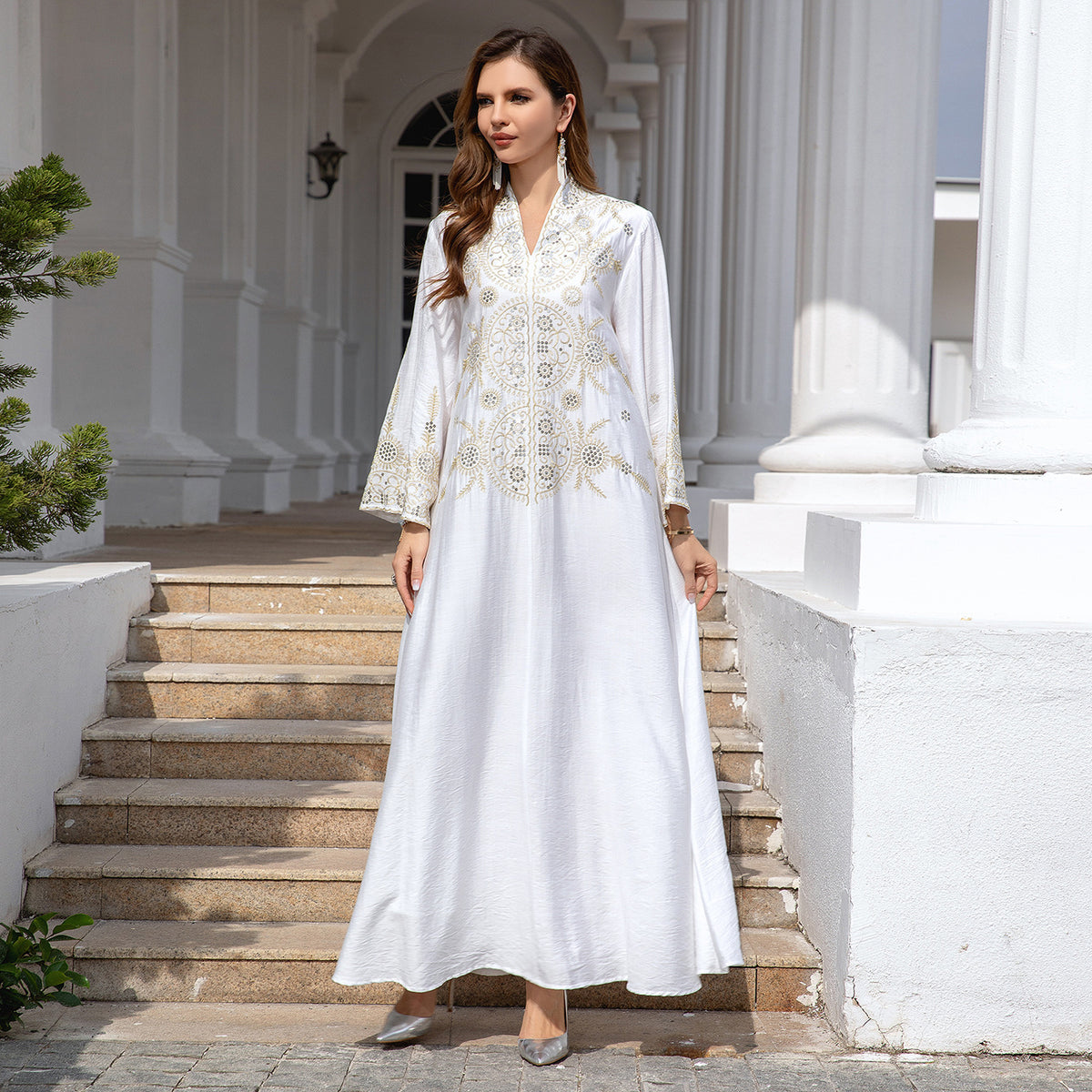 Muslim Women's Wear Robe Middle East Dubai Dress - Meesal