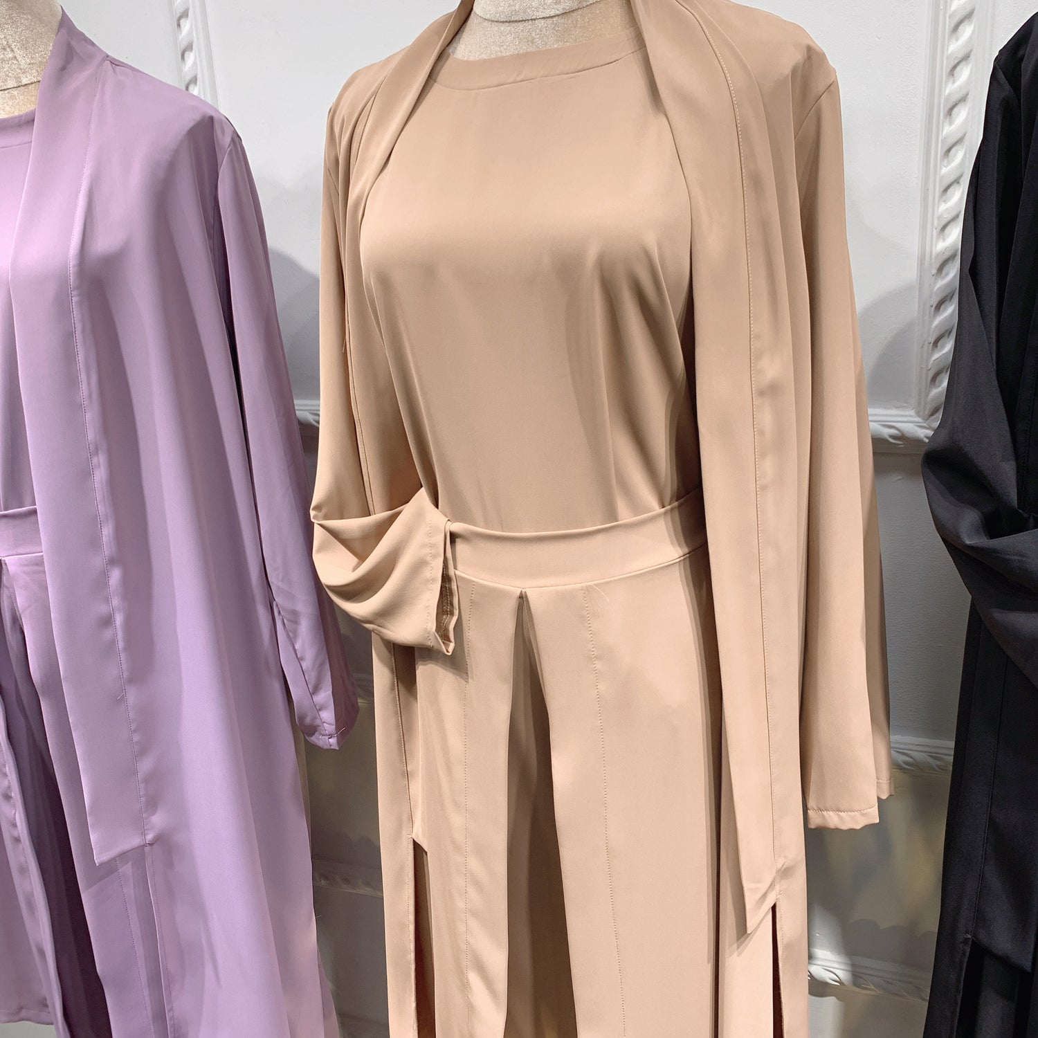 Turkey Solid Color Three-piece Suit - Meesal