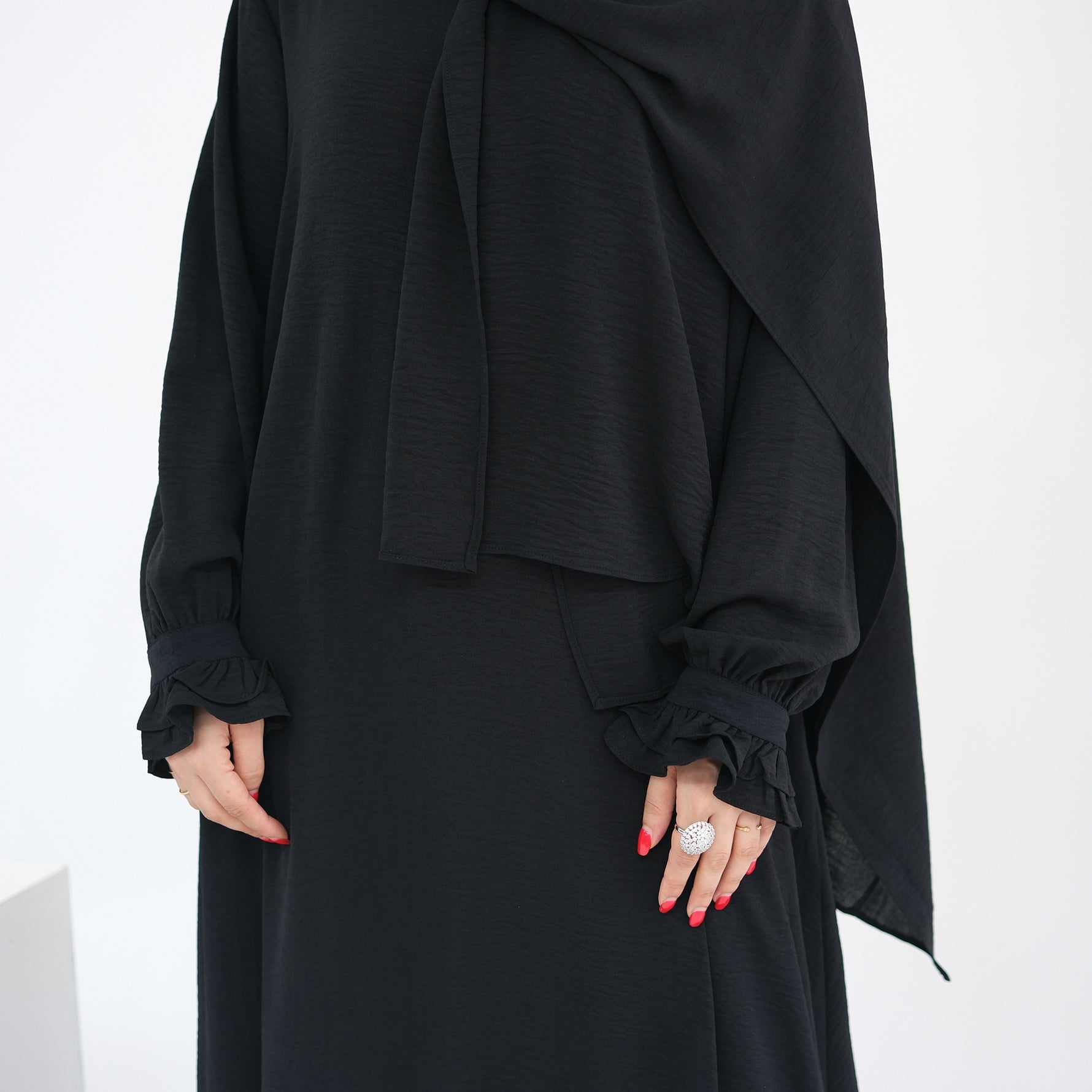 Middle East Dubai Turkey Headscarf Dress - Meesal