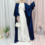 Puff Sleeve Cardigan Dubai Elegant Dress - Meesal