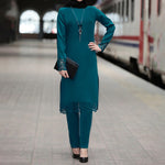 Muslim women's suit abaya two-piece suit - Meesal