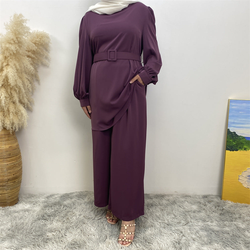 Middle East Dubai Loose Casual Muslim Suit - Meesal