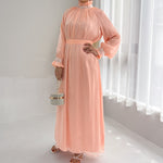 Turkey Dubai Exquisite Tied Dress - Meesal