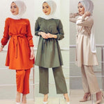 Spot Elastic Cuffs Muslim Women's Arab Ladies Suit - Meesal