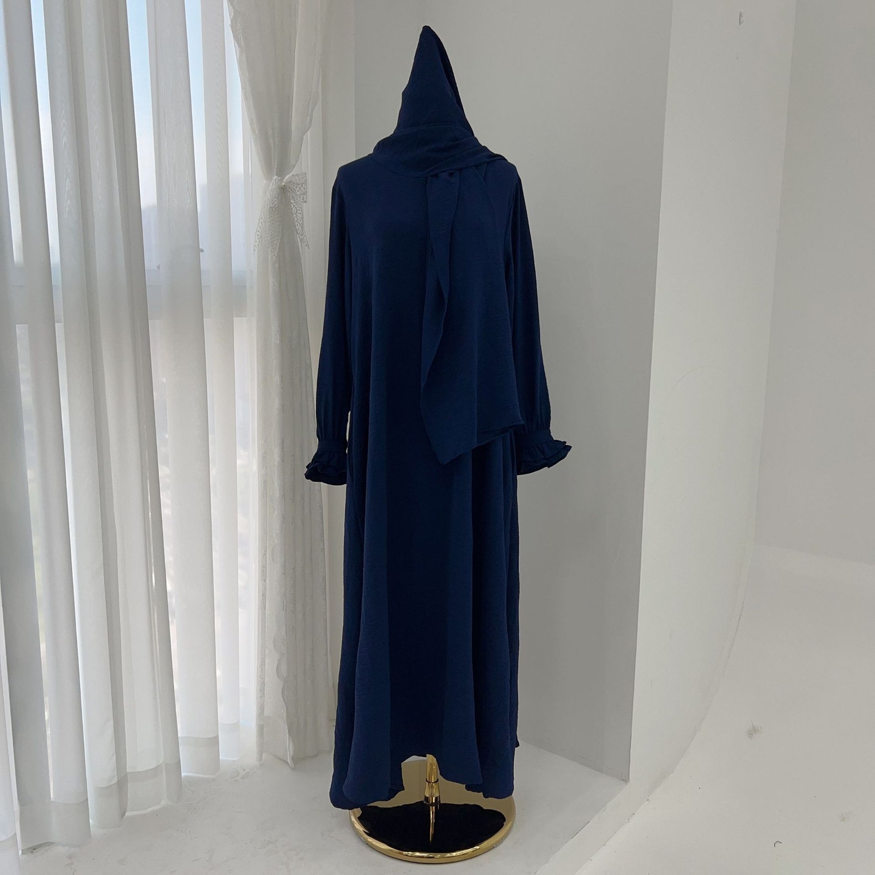 Middle East Dubai Turkey Headscarf Dress - Meesal