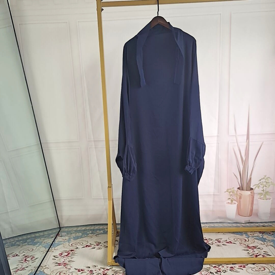 Amazon Abaya Dubai Turkey One-piece Prayer Dress - Meesal