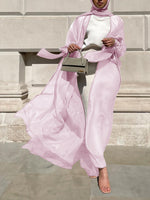 Puff Sleeve Cardigan Summer European And American Dubai Elegant Coat - Meesal