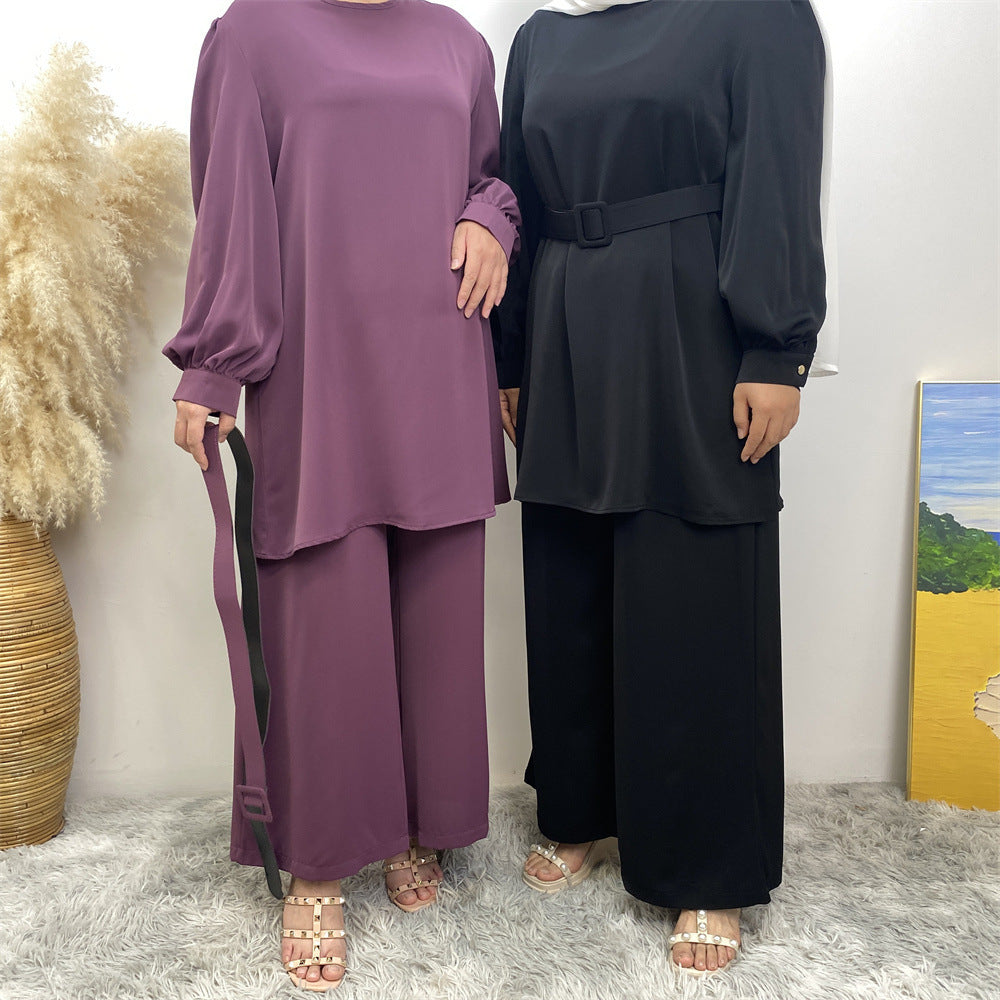 Middle East Dubai Loose Casual Muslim Suit - Meesal