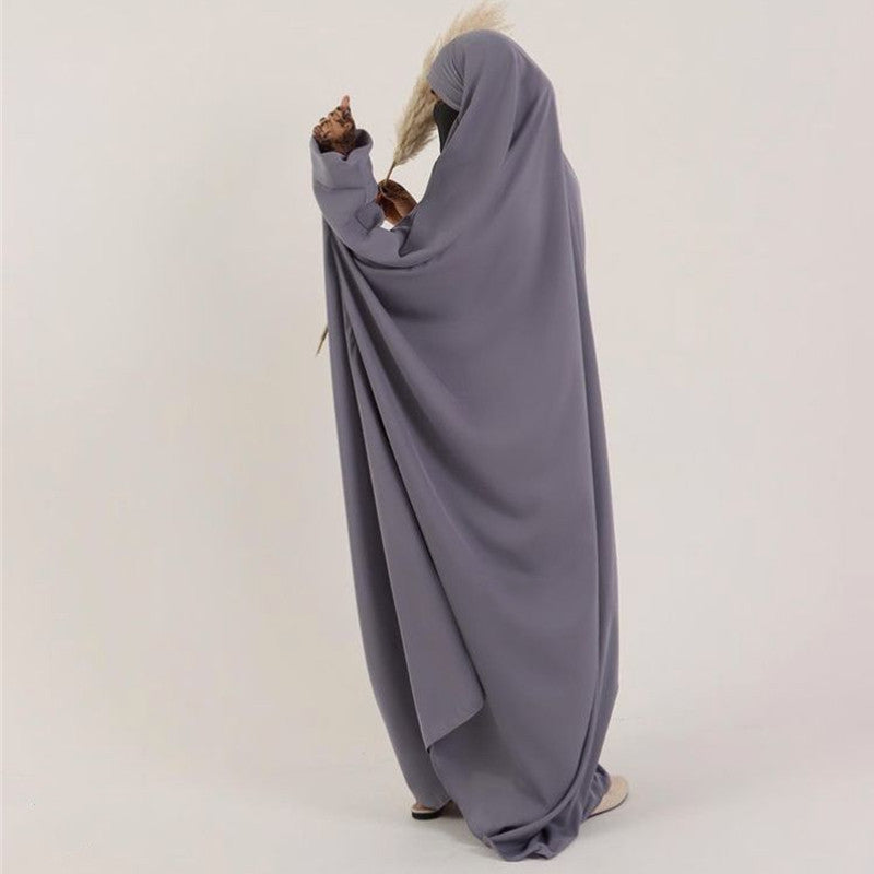 Amazon Abaya Dubai Turkey One-piece Prayer Dress - Meesal