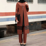 Muslim Women's Middle Eastern New Suit Dubai Abaya - Meesal