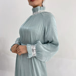 Turkey Dubai Exquisite Tied Dress - Meesal