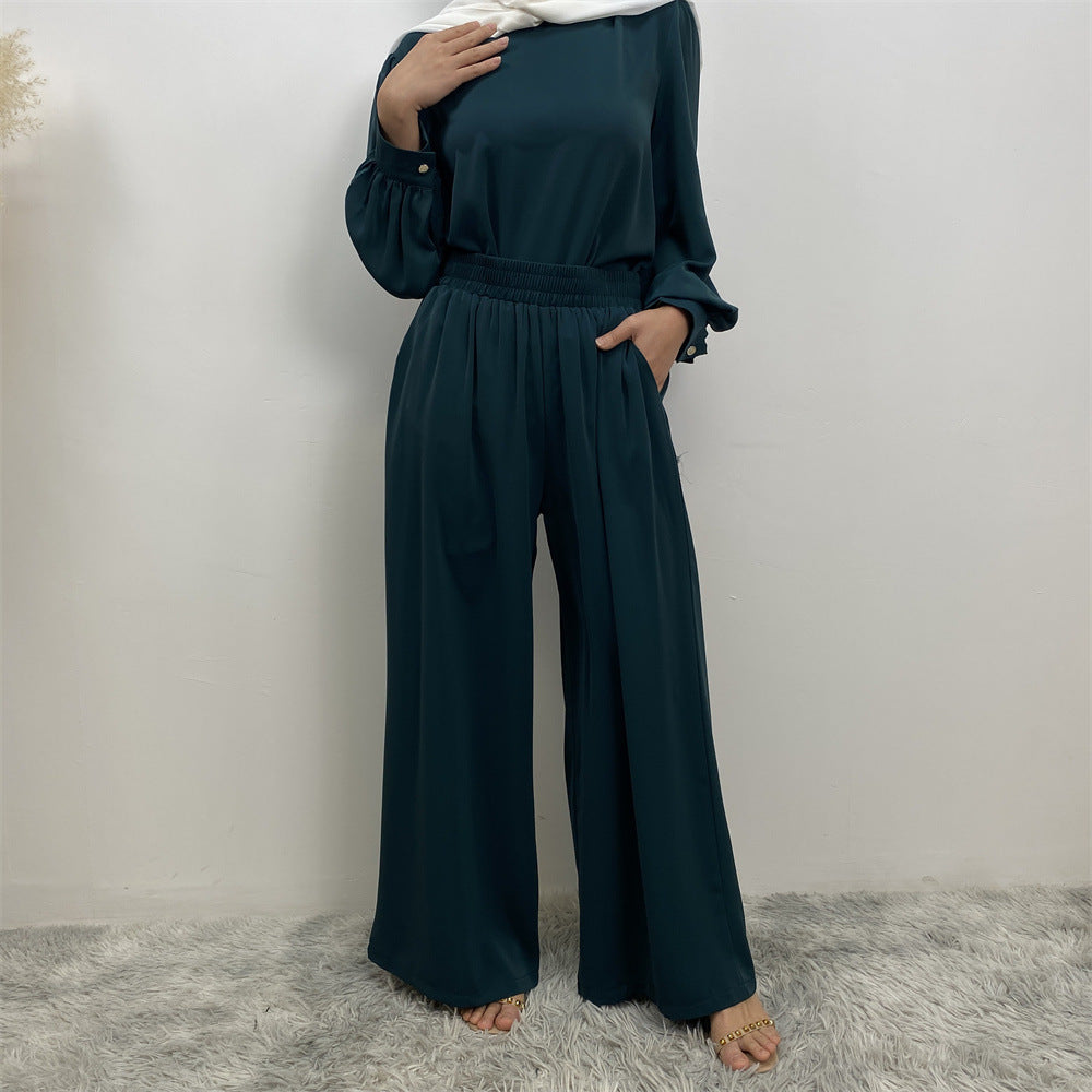 Middle East Dubai Loose Casual Muslim Suit - Meesal