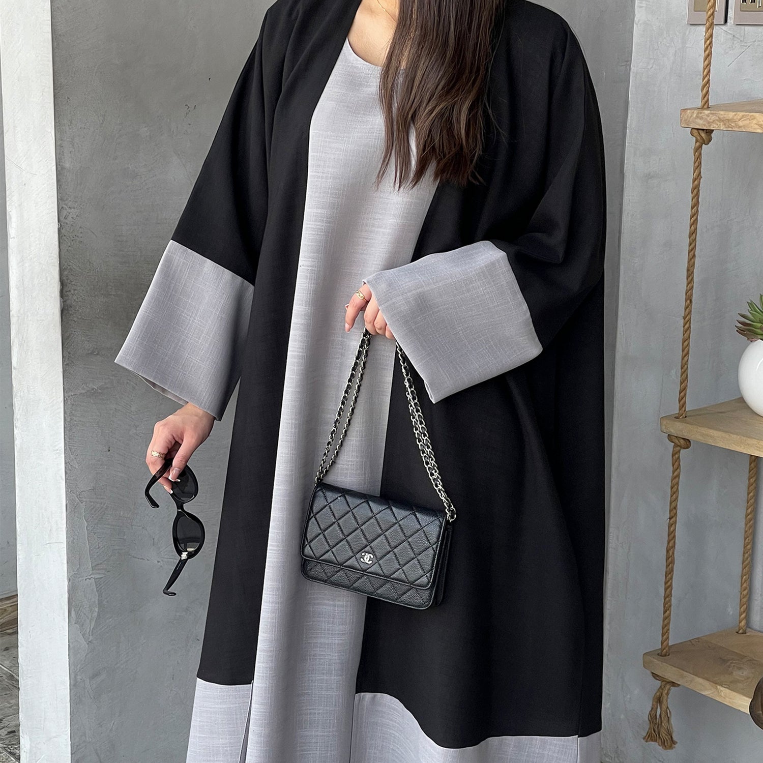 Fashion Stitching DUBAI Turkish Elegant Robe - Meesal