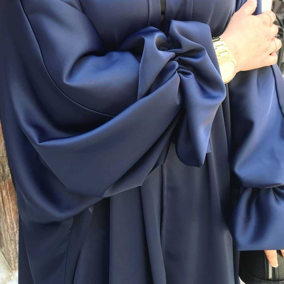 Puff Sleeve Cardigan Dubai Elegant Dress - Meesal