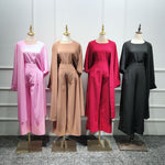 Turkish fashion solid color three-piece suit - Meesal