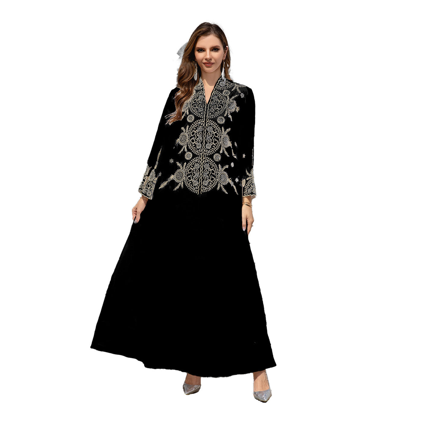 Muslim Women's Wear Robe Middle East Dubai Dress - Meesal