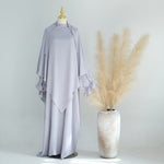 Middle East Dubai Turkey Solid Color Dress Leisure - Meesal