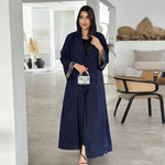 Muslim Modest Women's Arab Abaya Cardigan Robe - Meesal