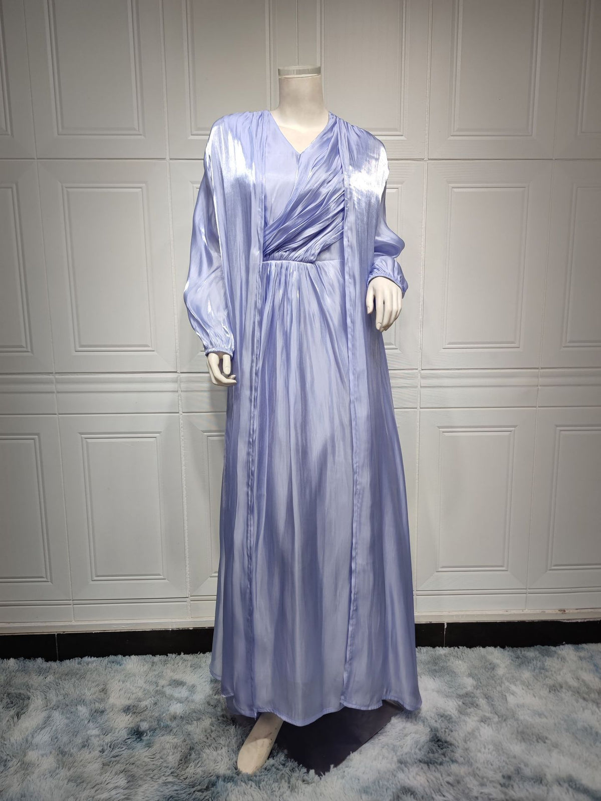 Bright Silk Dress DUBAI Turkish Robe - Meesal