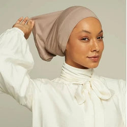Solid flowers head scarf - Meesal