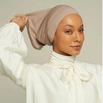 Solid flowers head scarf - Meesal