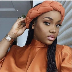 Solid flowers head scarf - Meesal