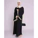 Ramadan Muslim Women Arabic Abaya Turkey Middle East Maxi Robe Gown Dubai Flare Sleeve Long Dress Islamic Clothing Caftan Casual - Meesal