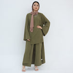 Women's Turkish Solid Color Three-piece Set Suit - Meesal