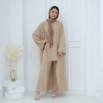 Women's Turkish Solid Color Three-piece Set Suit - Meesal