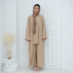 Women's Turkish Solid Color Three-piece Set Suit - Meesal