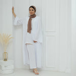 Women's Turkish Solid Color Three-piece Set Suit - Meesal