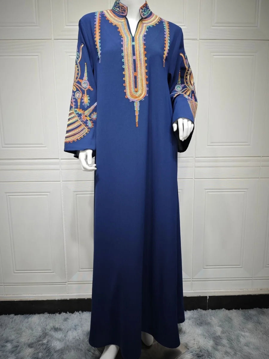 Floral Embroidery Dress - Meesal